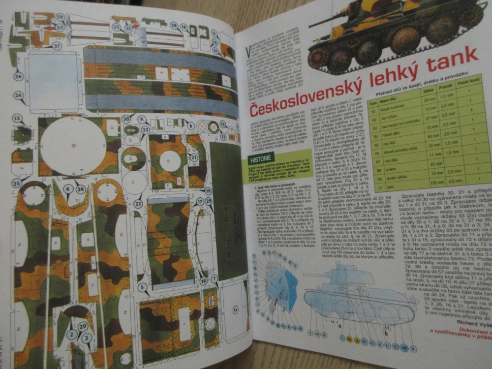 ABC, 8/2000, KOMPLETNÍ DÉČKA, TANK PRAGA