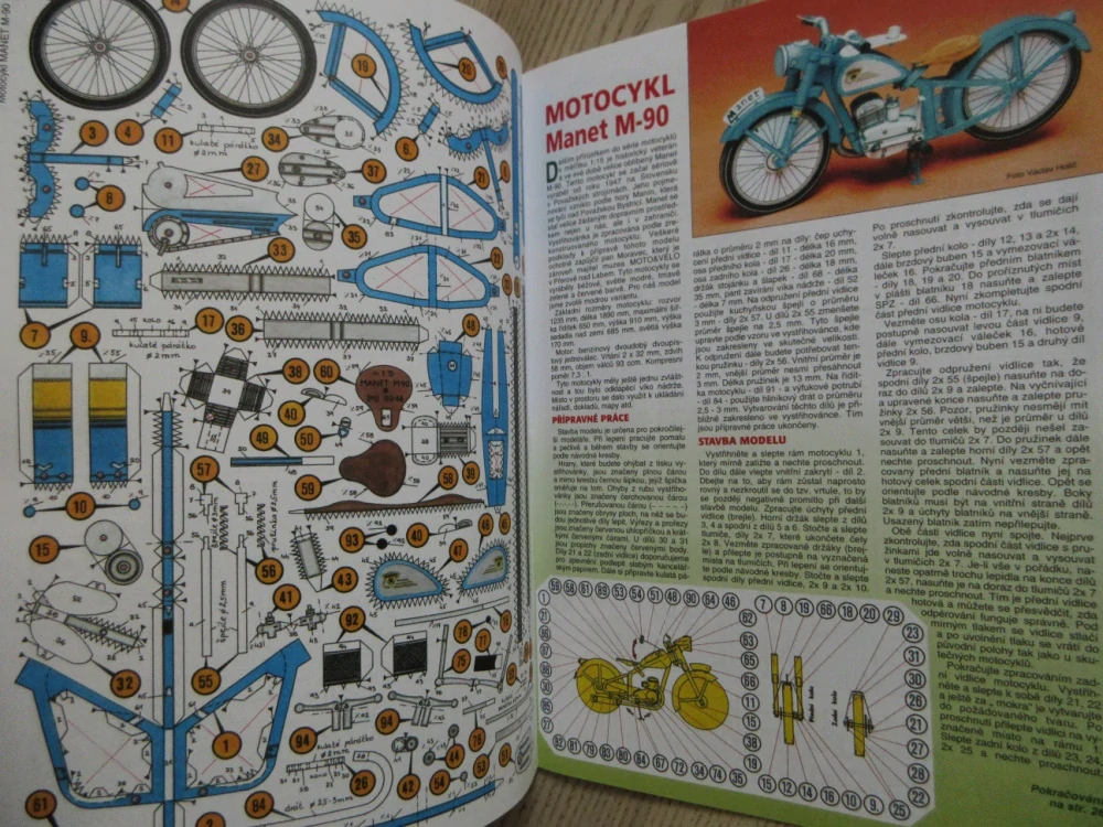 ABC, 7/2002, KOMPLETNÍ DÉČKA, MOTOCYKL MANET