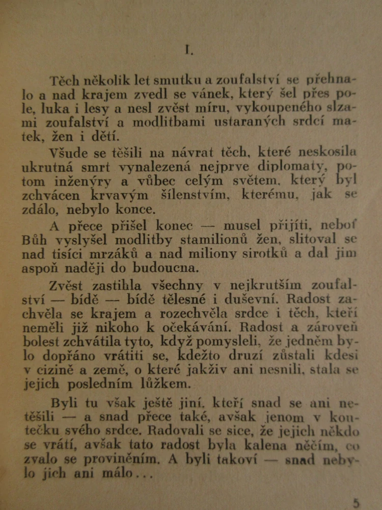 OLOVĚNÝ DÉŠŤ, E. P. VACEK, **an