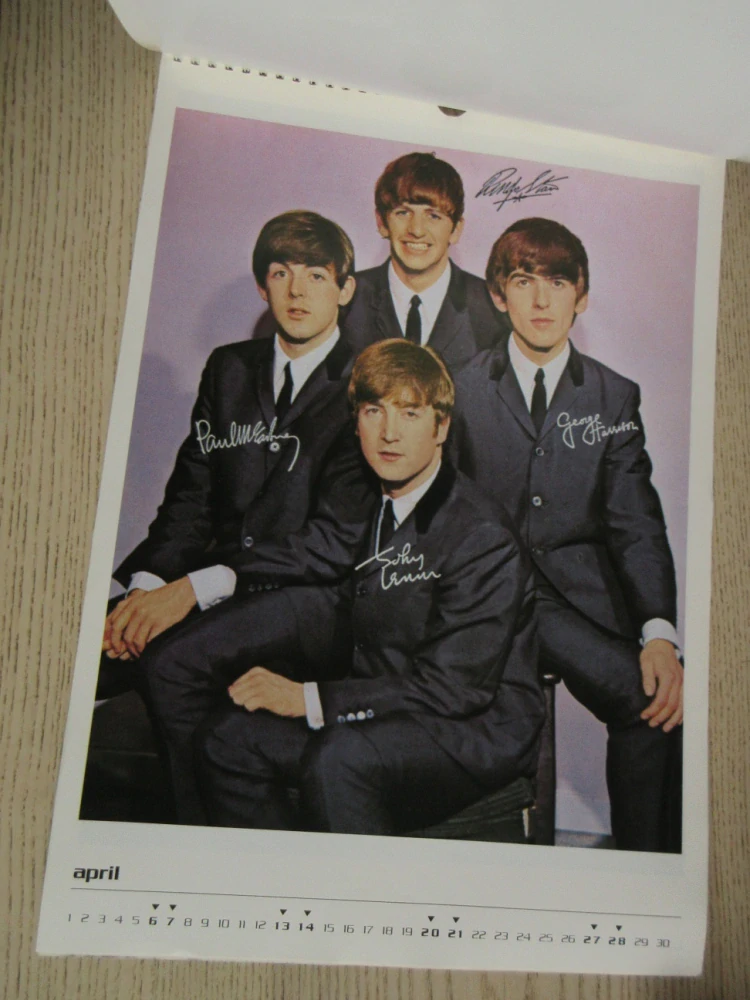 THE BEATLES, KALENDÁŘ 2002