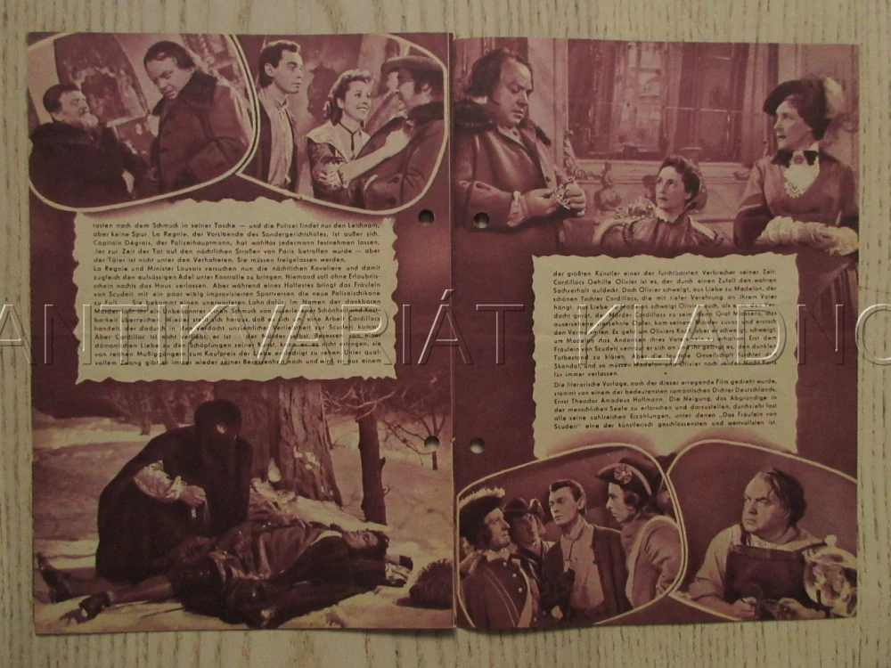 SLEČNA ZE SURLEIN, H. PORTEN, W. A. KLEINAU, A. VERNON FILM SWE, FILM KURIER VBŠ Č. 59/55
