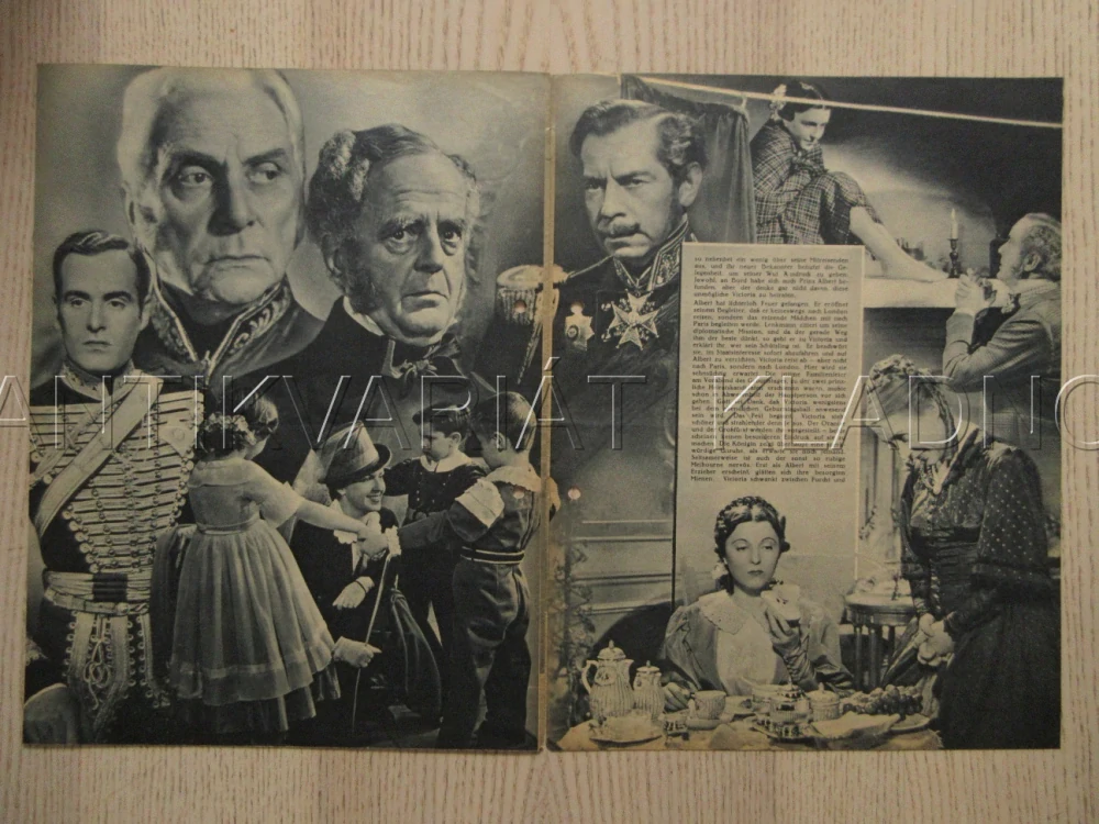MLÁDÍ KRÁLOVNY VIKTORIE, J. JUGO, O. TRESSLER, O. LIMBURG, FILM SRN, FILM KURIER VBŠ Č. 2443