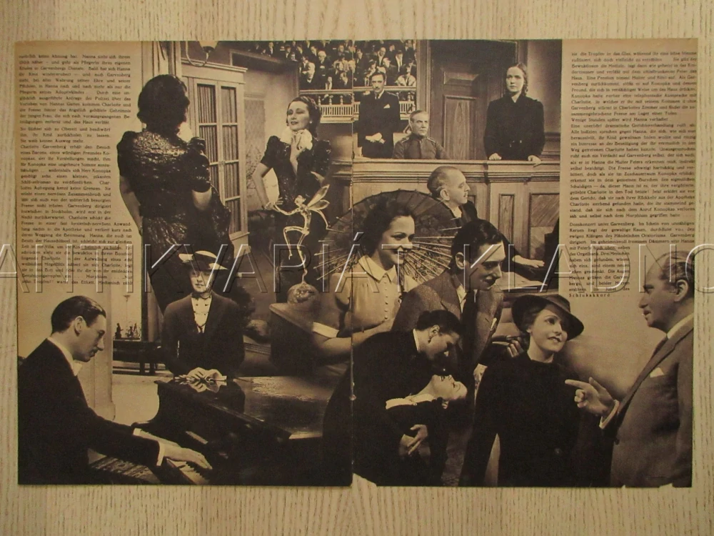 SCHLUSSAKKORD, W. BIRGEL, LIL DAGOVER, T. LOOS, FILM SRN, FILM KURIER VBŠ Č. 2497