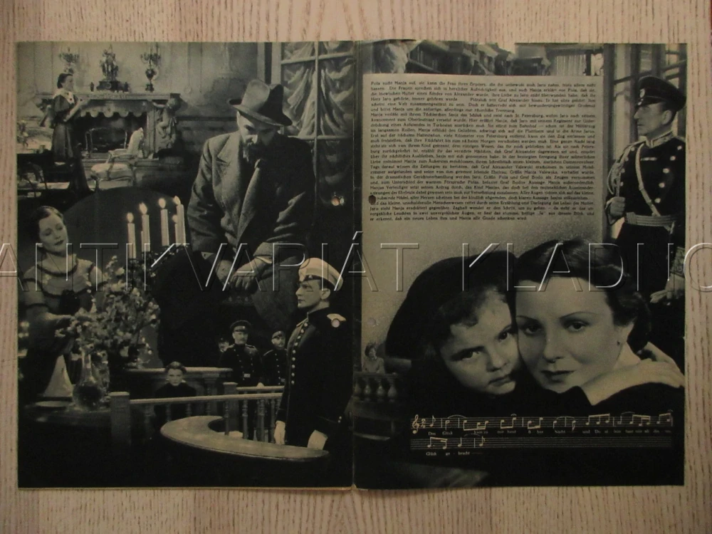 MARJA VALEVSKÁ, P. PETERSEN, M. ANDERGAST, E. DUMCKE, FILM RAKOUSKO, FILM KURIER VBŠ Č. 2514