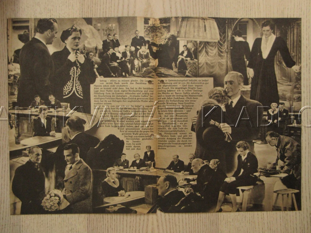 UNTER AUSSCHLUß DER ÖFFENTLICHKEIT, O. TSCHECHOWA, A. ABEL, S. PETERS, FILM SRN, FILM KURIER VBŠ Č. 2642
