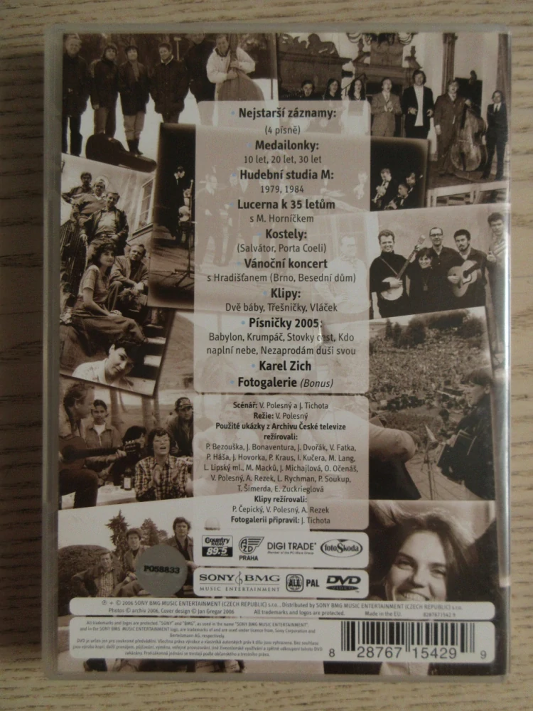SPIRITUÁL KVINTET, 45 LET ČESKÉHO FOLKU, DVD HUDBA