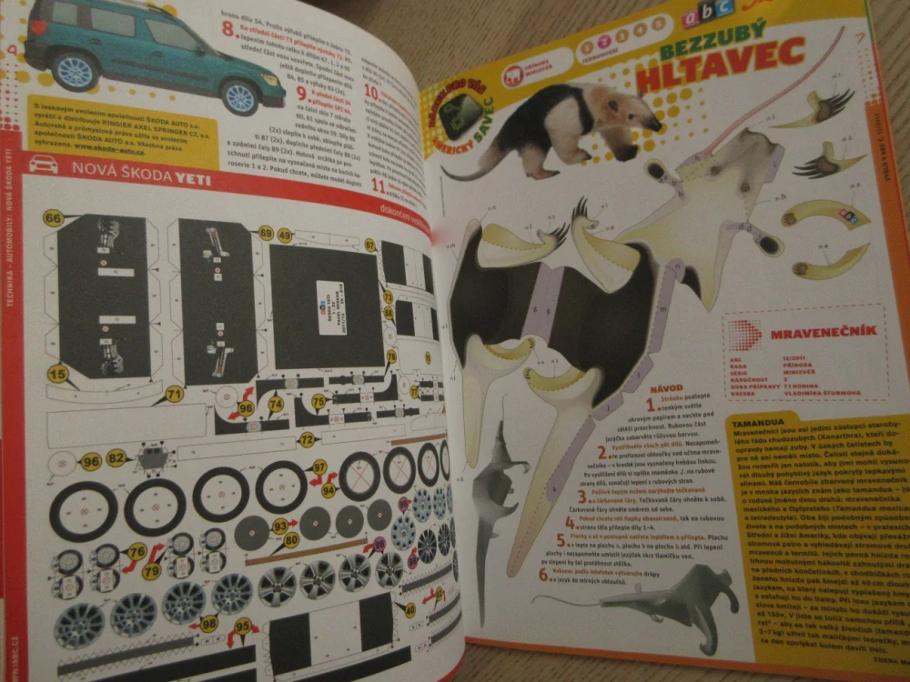 ABC, 12/2011, KOMPLETNÍ DÉČKA, DOPRAVA, ŠKODA YETI