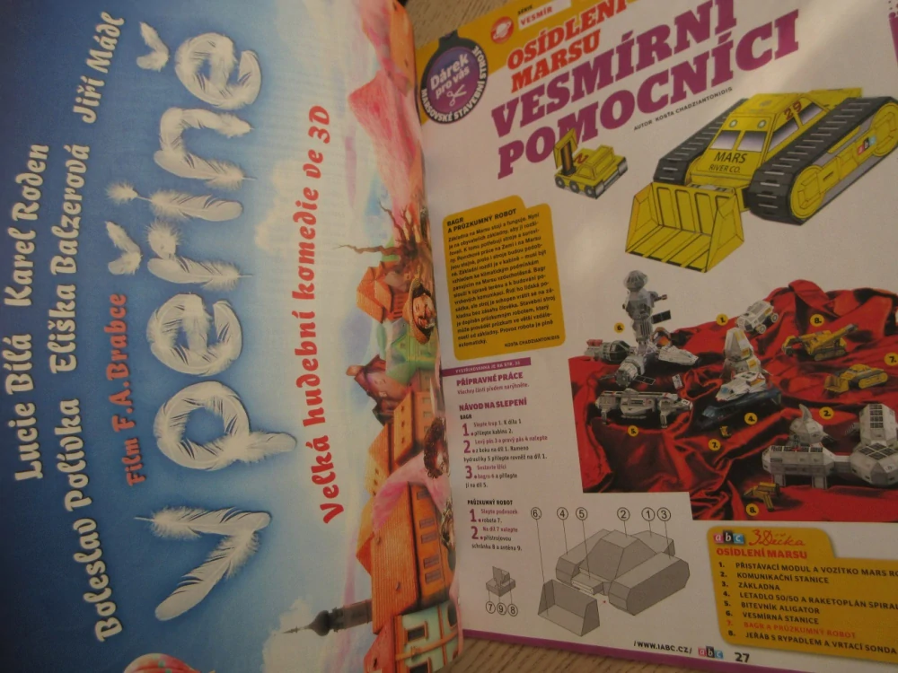 ABC, 14/2011, KOMPLETNÍ DÉČKA, VESMÍR, BAGR