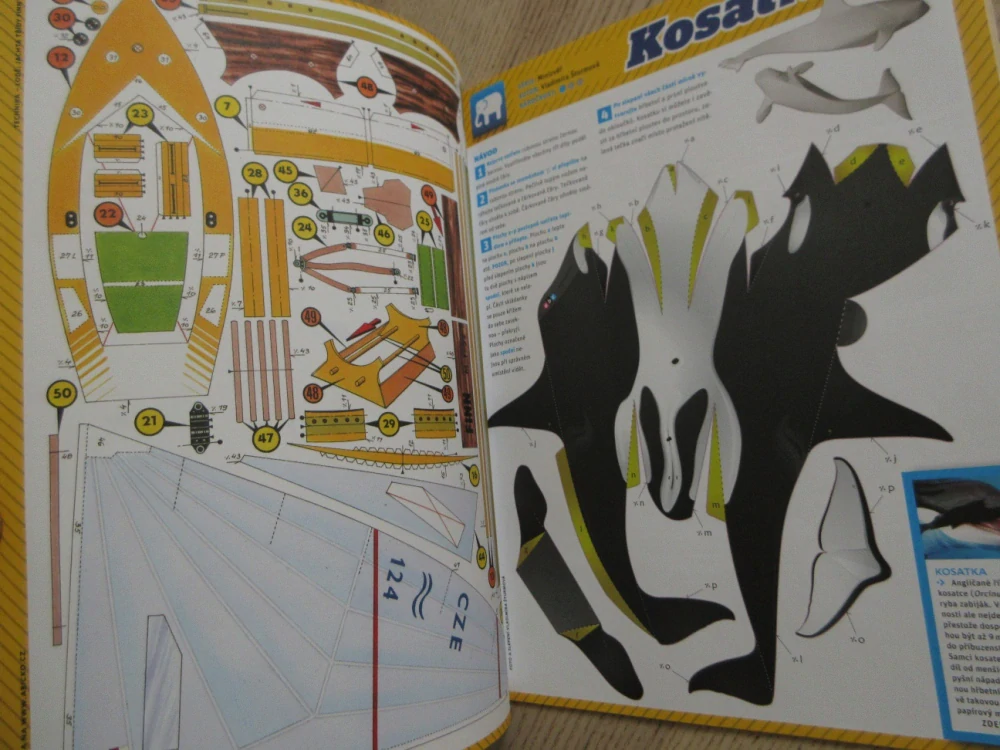 ABC, 8/2013, KOMPLETNÍ DÉČKA, LOĎ - PLACHETNICE