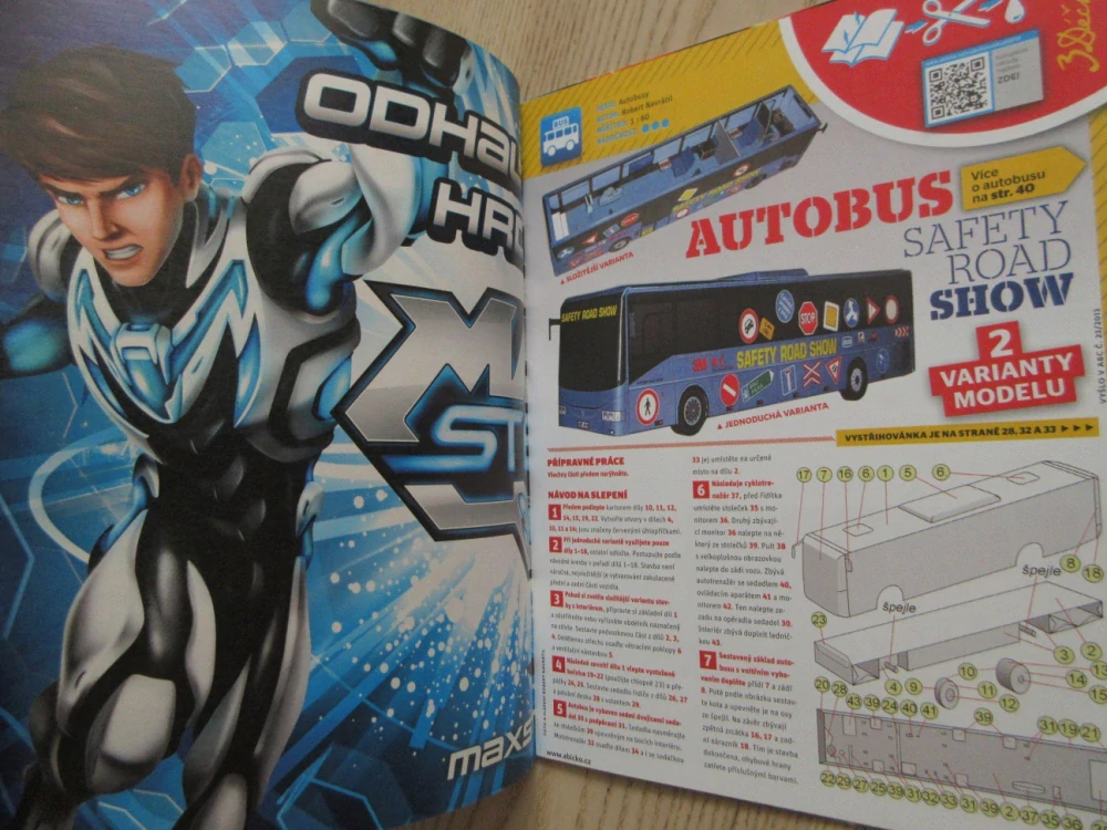 ABC, 23/2013, KOMPLETNÍ DÉČKA, DOPRAVA, AUTOBUS 