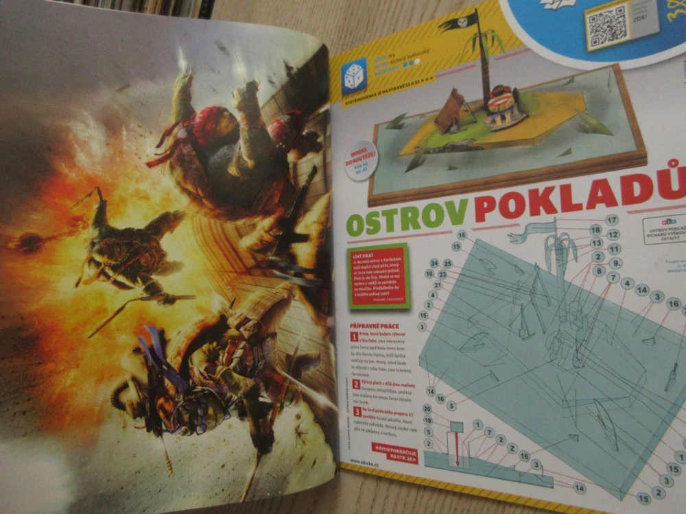 ABC, 17/2014, KOMPLETNÍ DÉČKA, HRA - OSTROV POKLADŮ