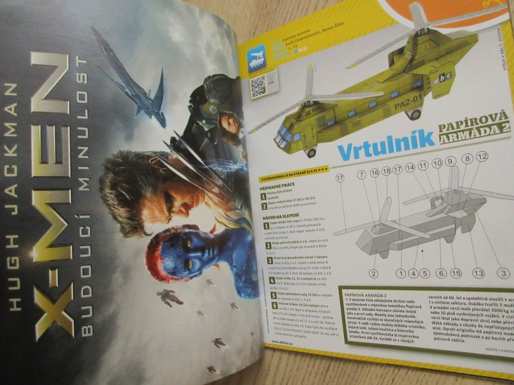 ABC, 21/2014, KOMPLETNÍ DÉČKA, VOJENSKÁ TECHNIKA - VRTULNÍK