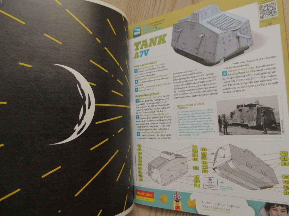 ABC, 13/2021, KOMPLETNÍ DÉČKA, TANK A7V