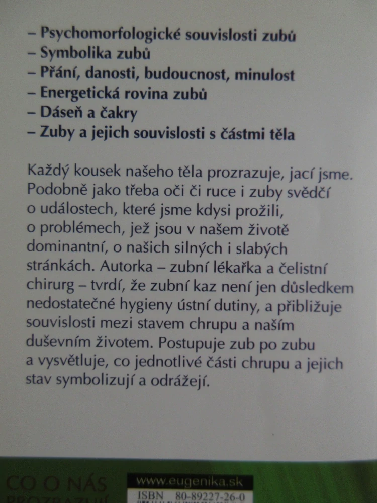 CO O NÁS PROZRAZUJÍ ZUBY, MICHELE CAFFIN, **an