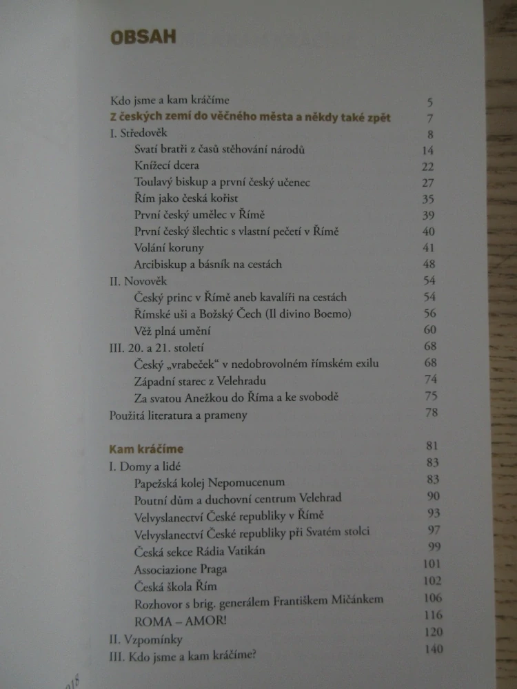 ČESKÉ STOPY V ŘÍMĚ, BENEDICTA HÜBNEROVÁ, DAVID VÁLKA, **an