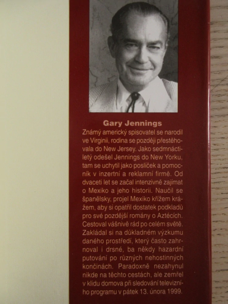 AZTÉK, SOUMRAK AZTÉKŮ, GARY JENNINGS, **an