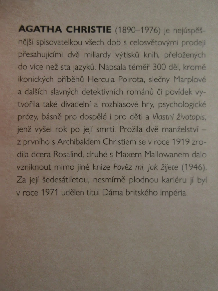 POVĚZ MI, JAK ŽIJETE, AGATHA CHRISTIE MALLOWAN, **an