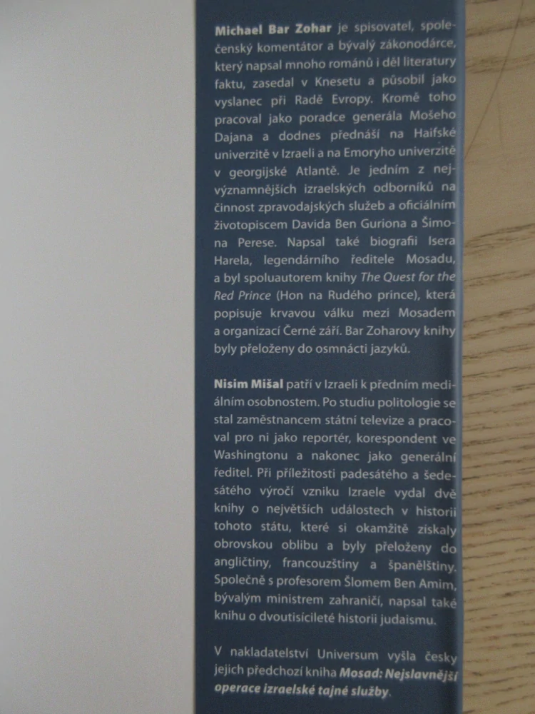 ŽÁDNÁ MISE NENÍ NEMOŽNÁ: NEJSLAVNĚJŠÍ VOJENSKÉ OPERACE, MICHAEL BAR ZOHAR, NISIM MIŠAL, **an
