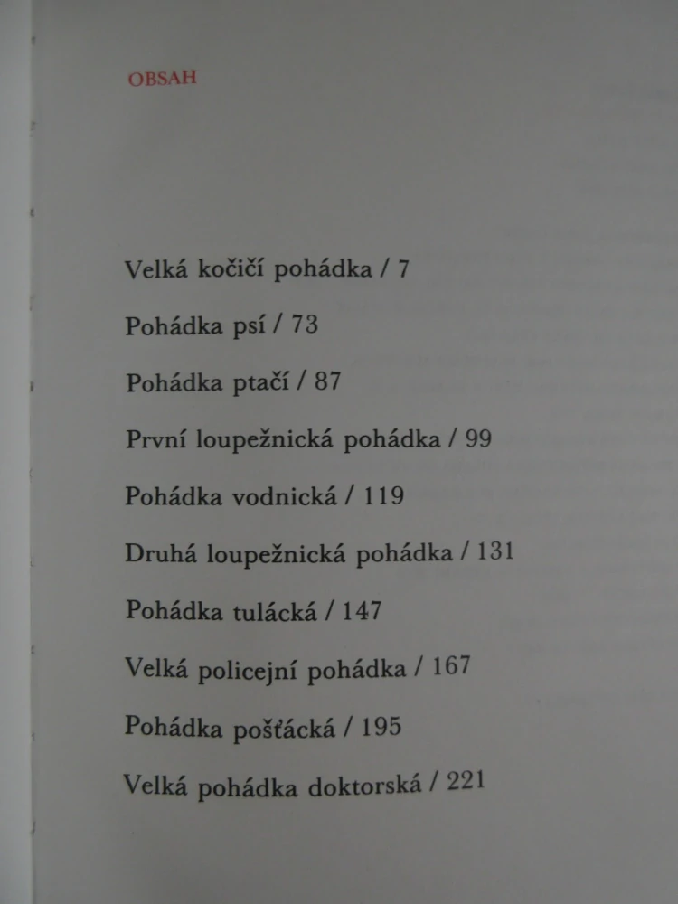 DEVATERO POHÁDEK A JEŠTĚ JEDNA JAKO PŘÍVAŽEK OD JOSEFA ČAPKA, KAREL ČAPEK, **an