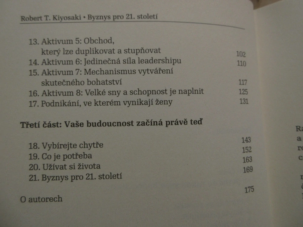 BYZNYS PRO 21. STOLETÍ, ROBERT T. KIYOSAKI, **an