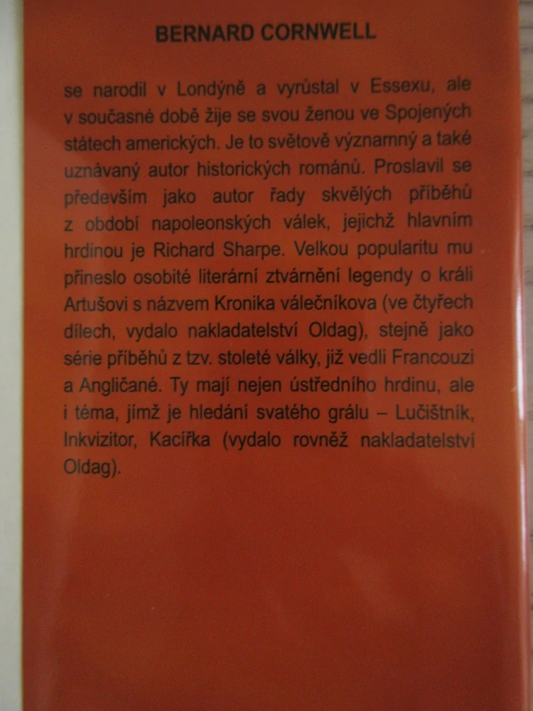 SHARPOVA PEVNOST, BERNARD CORNWELL, **an