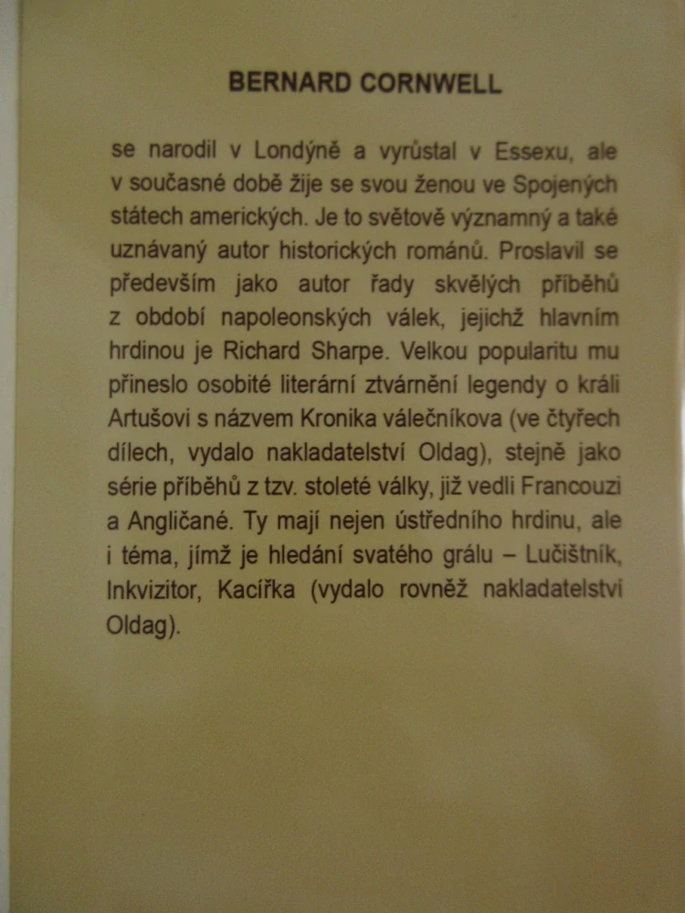 SHARPŮV OREL, BERNARD CORNWELL, **an
