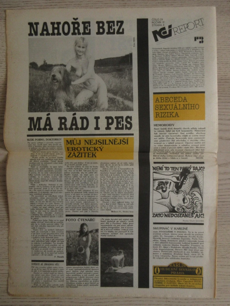 ČESKOSLOVENSKÝ NEI REPORT, KÁJA SAUDEK, 24/1992