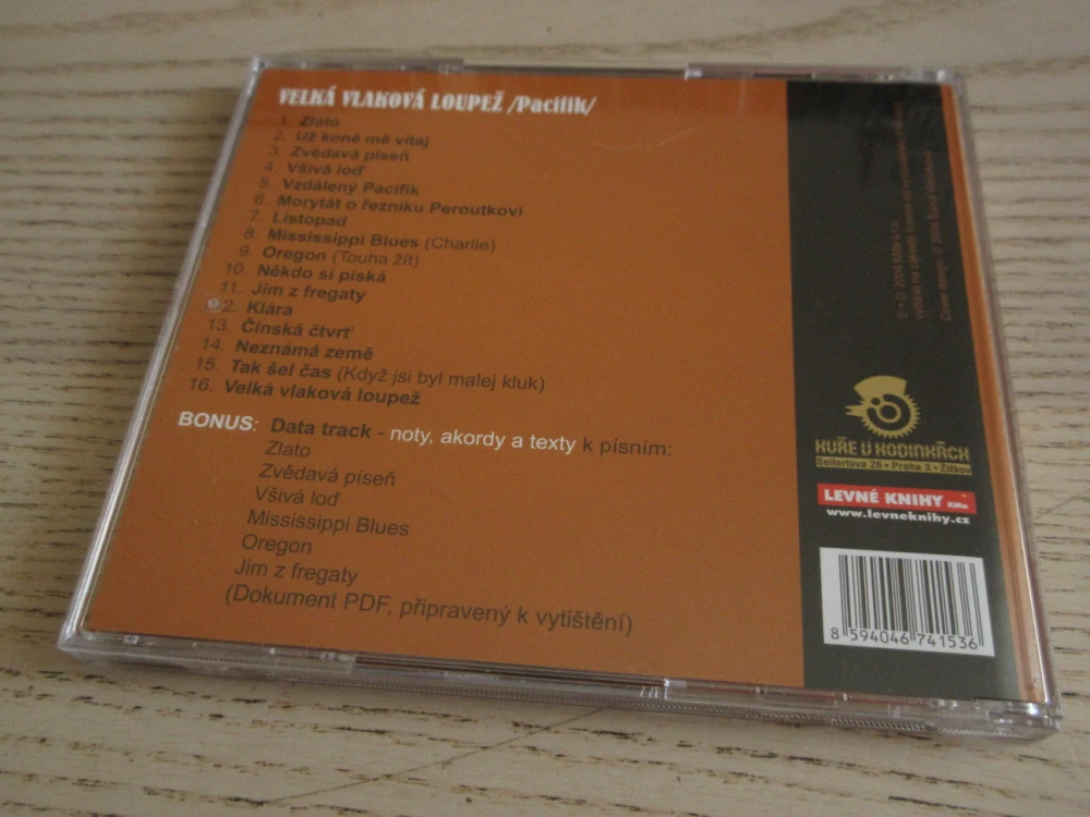 VELKÁ VLAKOVÁ LOUPEŽ, COUNTRY MUSIC NO. 4, PACIFIK, CD HUDBA