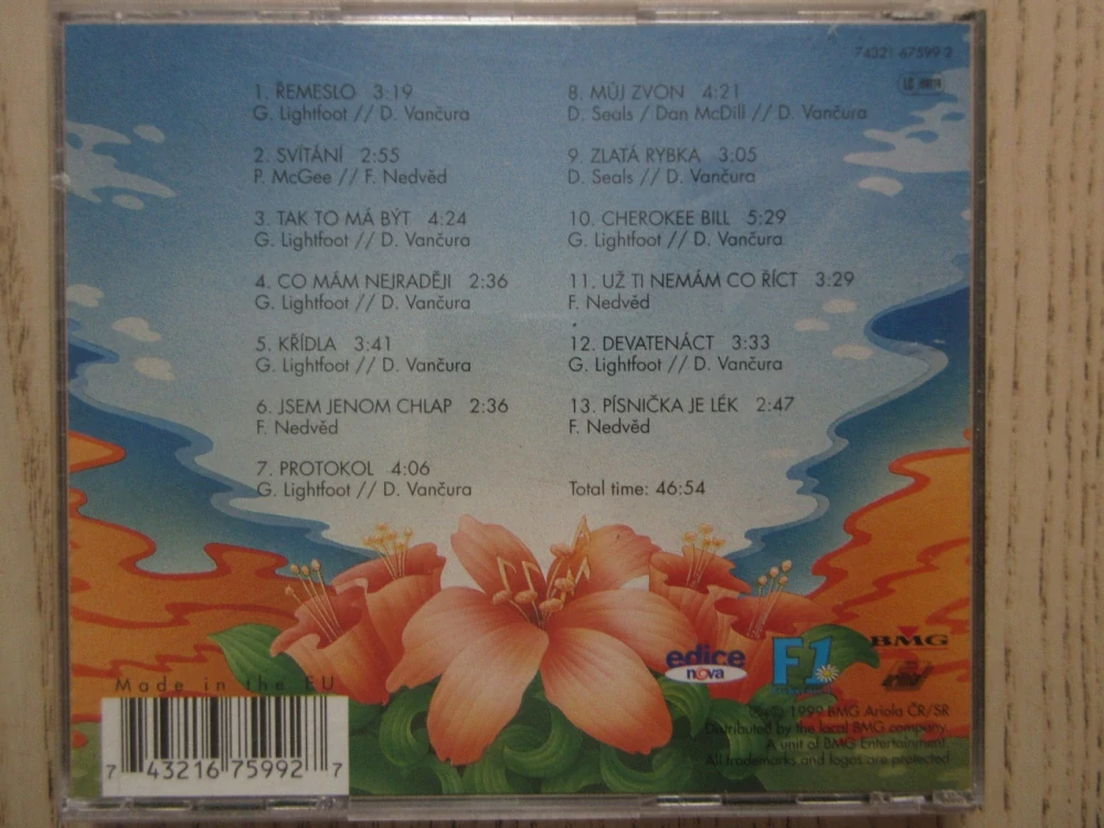 DRUHÉ PODÁNÍ, FRANTIŠEK NEDVĚD, CD HUDBA