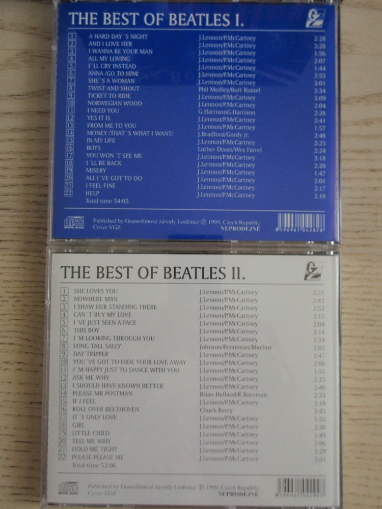 THE BEST OF THE BEATLES, 2X CD HUDBA