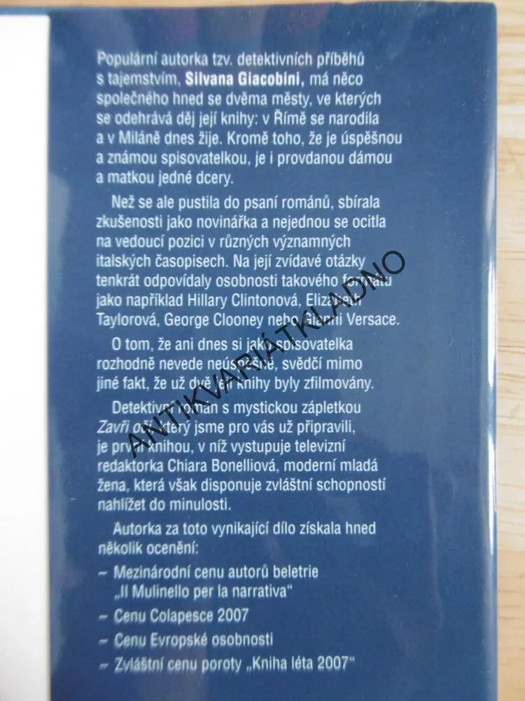 ZNÁM TVÉ TAJEMSTVÍ, SILVANA GIACOBINI, 2. **an