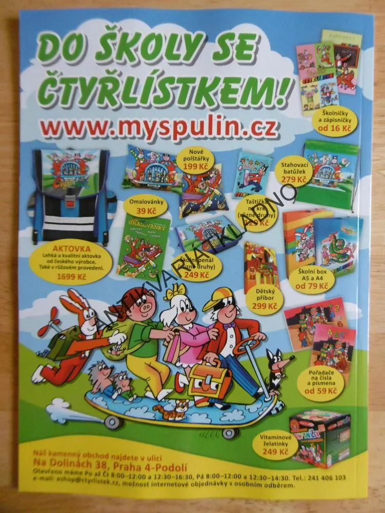 ČTYŘLÍSTEK 654-655, DINO MÁ KAMARÁDA