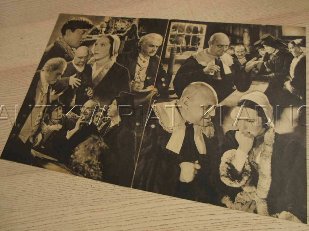 DER ZERBROCHENE KRUG, E. JANNINGS, B. HUBNER, M. GULSTORFF, FILM NĚM. ŘÍŠE, FILM KURIER VBŠ Č. 2710