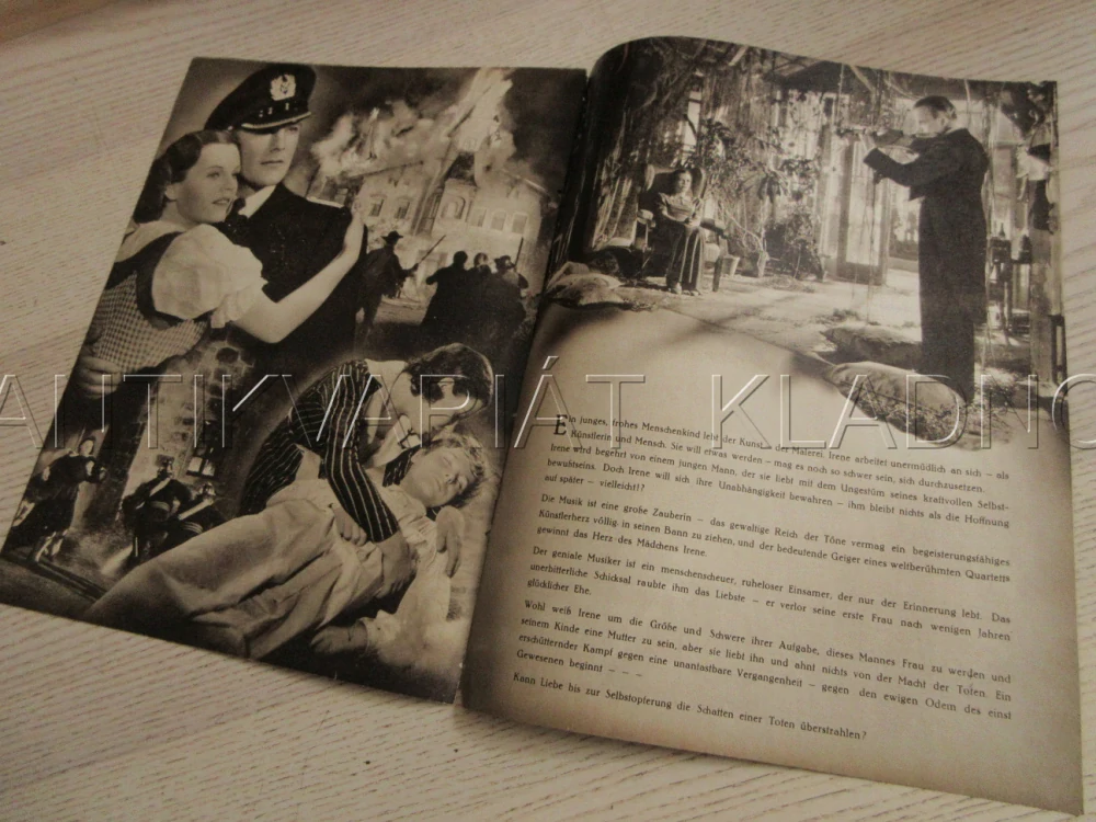 DRUHÁ ŽENA, R: W. FORST, I. SYM, W. JANSSEN, FILM NĚM. ŘÍŠE, FILM KURIER VBŠ Č. 2731