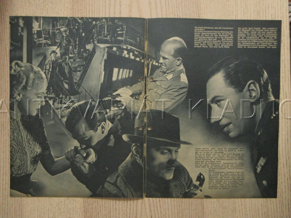 GEHEIMZEICHEN LB 17, W. BIRGEL, O. WERNICKE, C. GÜNTHER, FILM NĚM. ŘÍŠE, FILM KURIER VBŠ Č. 2801