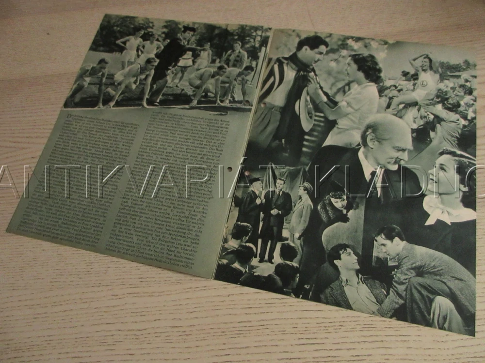 AMERIČAN V OXFORDU, R. TAYLOR, L. BARRYMORE, V. LEIGH, FILM USA, FILM KURIER VBŠ Č. 2821