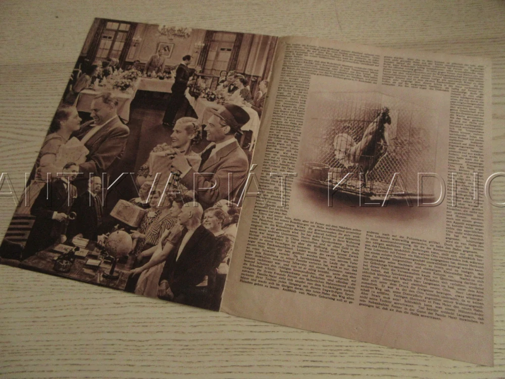 SKANDAL UM DEN HAHN, F. WEBER, E. ELSTER, F. EUGENS, FILM NĚM. ŘÍŠE, FILM KURIER VBŠ Č. 2827