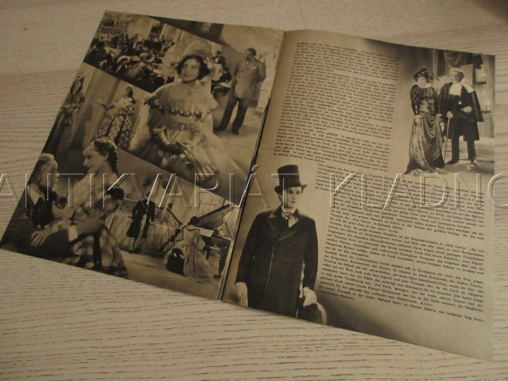 TŘI LÁSKY GIUSEPPA VERDIHO, F. GIACHETTI, G. PAOLIERI, B. GIGLI, FILM IT, FILM KURIER VBŠ Č. 2839