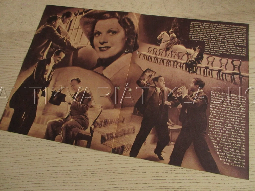 ŠŤASTNÝ SMOLAŘ, H. RÜHMANN, H. MOSER, A. ROSAR, FILM NĚM. ŘÍŠE, FILM KURIER VBŠ Č. 2840