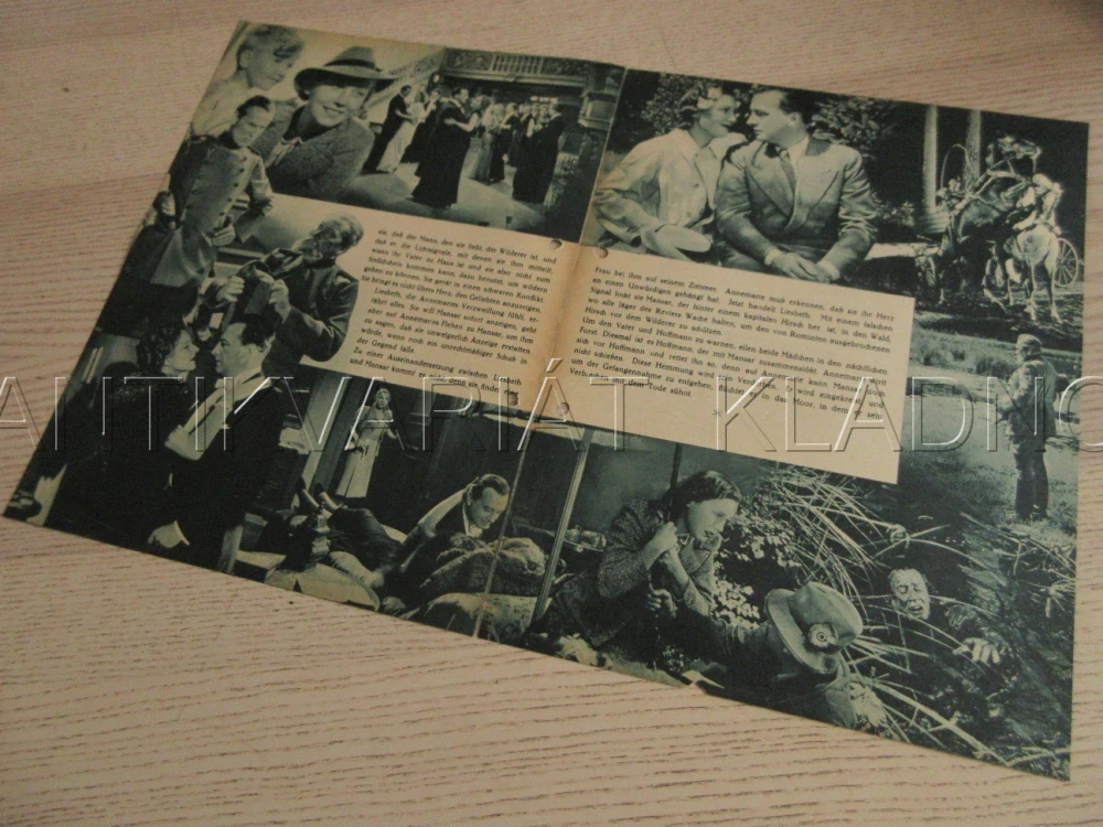 STÄRKER ALS DIE LIEBE, K. HARDT, P. WEGENER, E. WESENER, FILM NĚM. ŘÍŠE, FILM KURIER VBŠ Č. 2859