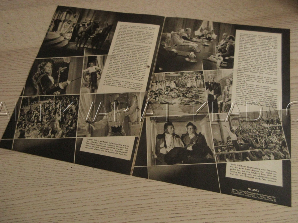 TANZ AUF DEM VULKAN, R. A. ROBERTS, T. LINGEN, G. GRÜNDGENS, FILM NĚM. ŘÍŠE, FILM KURIER VBŠ Č. 2862