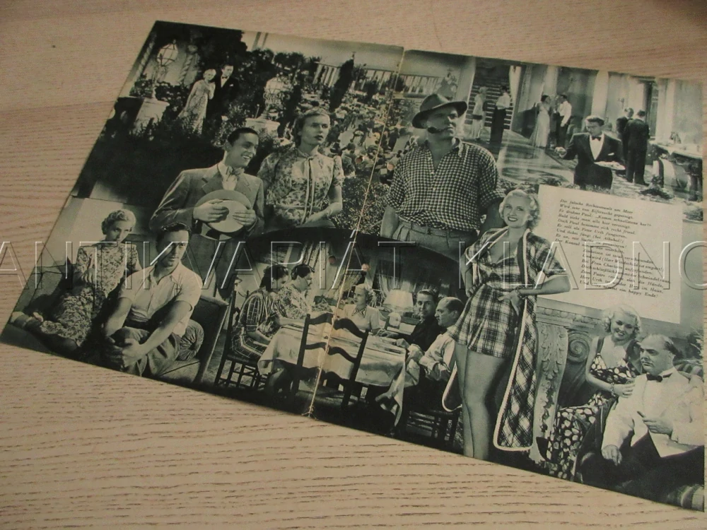 PETER SPIELT MIT DEM FEUER, H. HOLT, K. HARDT, A. MOG, FILM NĚM. ŘÍŠE, FILM KURIER VBŠ Č. 2868