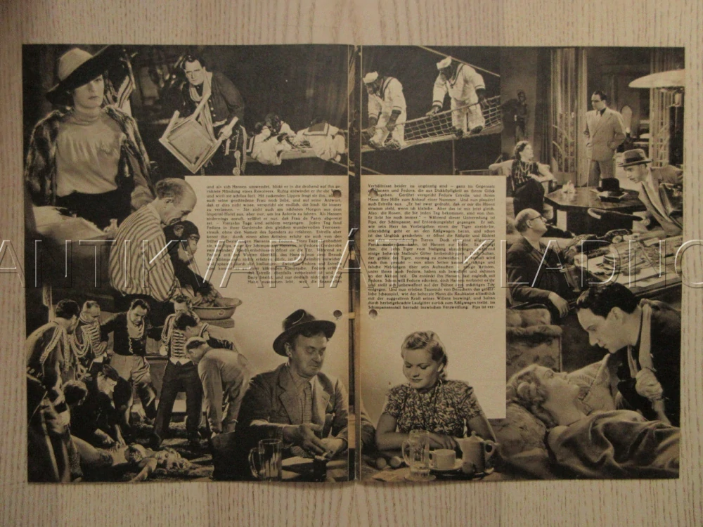 MENSCHEN, TIERE, SENSATIONEN, H. PIEL, E. WENDT, R. EWELER, FILM NĚM. ŘÍŠE, FILM KURIER VBŠ Č. 2875