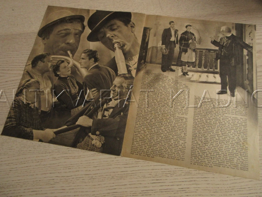 DIE PFINGSTORGEL, W. RÖSNER, M. ANDERGAST, G. VOGELSANG, FILM NĚM. ŘÍŠE, FILM KURIER VBŠ Č. 2889