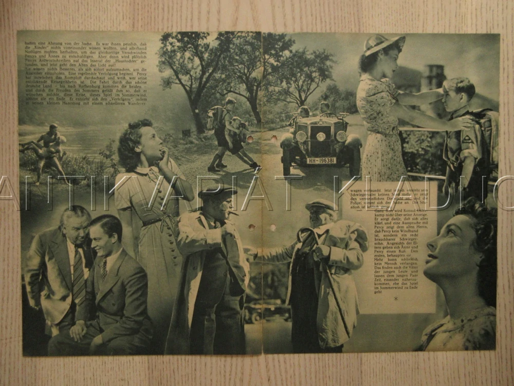 SPIEL IM SOMMERWIND, W. STEINBECK, E. V. THELLMANN, R. MOEBIUS, FILM NĚM. ŘÍŠE, FILM KURIER VBŠ Č. 2897