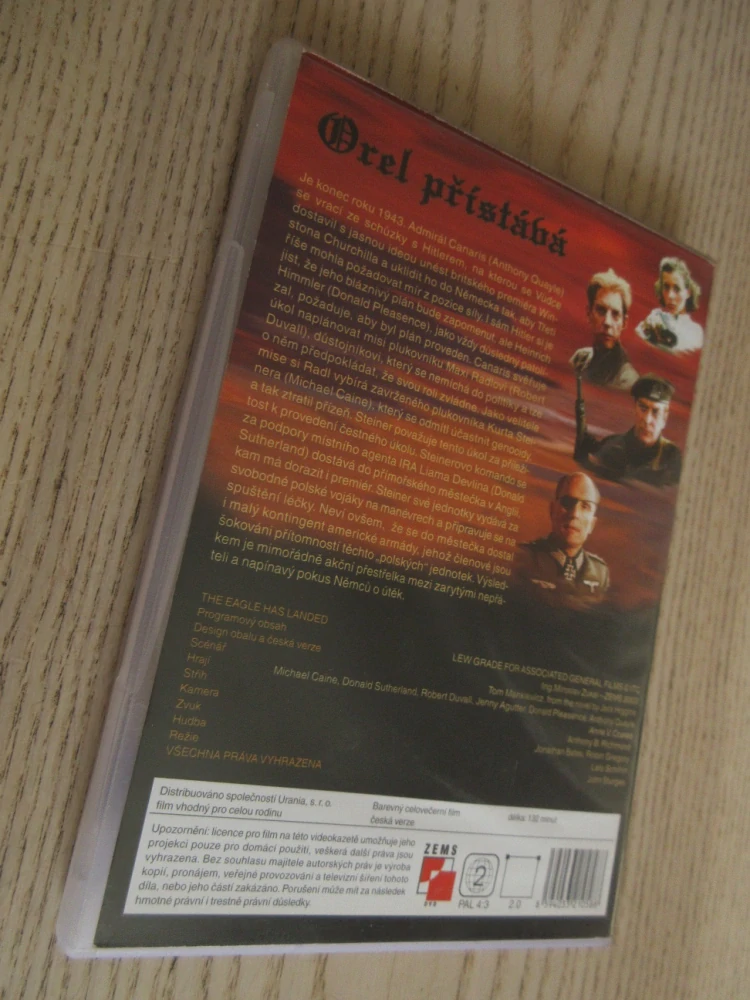 OREL PŘISTÁVÁ, A. QUAYIE, R. DUVALL, DVD FILM