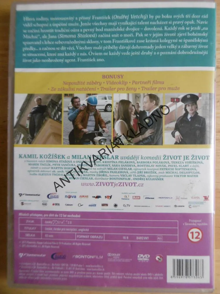 ŽIVOT JE ŽIVOT, DVD FILM