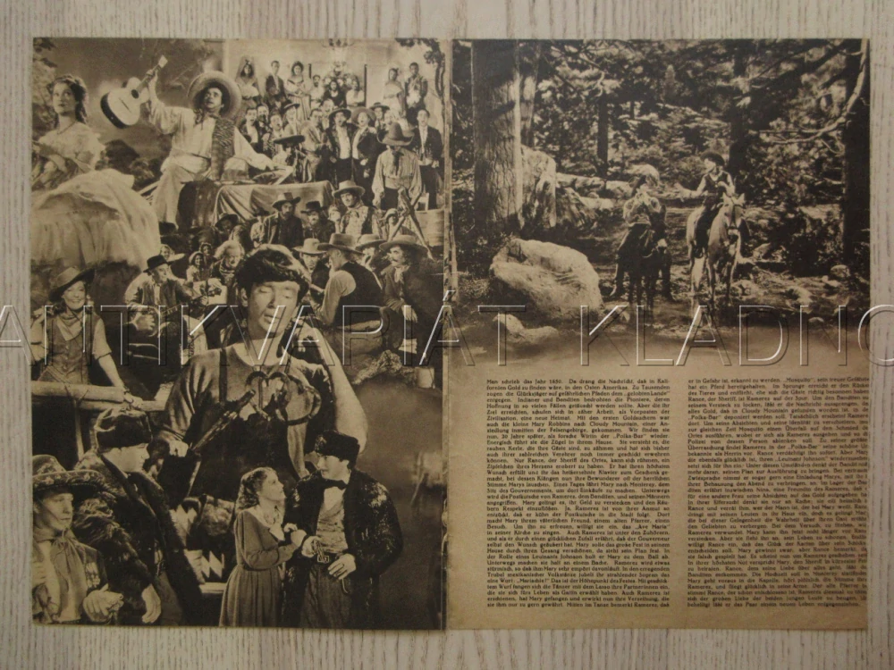 THE GIRL OF THE GOLDEN WEST, J. MACDONALD, N. EDDY, L. CARILLO, FILM USA, FILM KURIER VBŠ Č. 2904