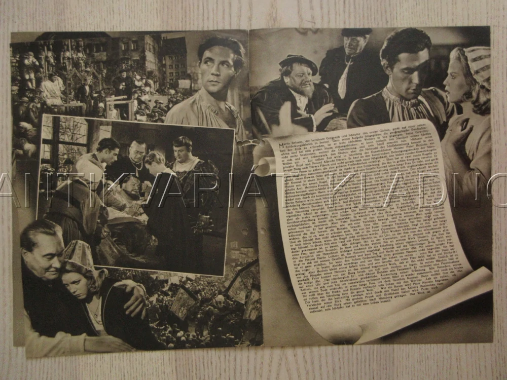 NESMRTELNÉ SRDCE, H. GEORGE, P. WEGENER, K. SÖDERBAUM, FILM NĚM. ŘÍŠE, FILM KURIER VBŠ Č. 2910