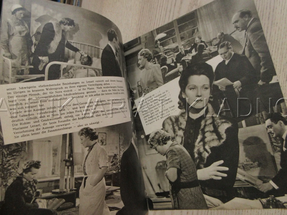 ICH VERWEIGERE DIE AUSSAGE, O. TSCHECHOWA, G. DIESSL, H. HÜBNER, FILM NĚM. ŘÍŠE, FILM KURIER VBŠ Č. 2934